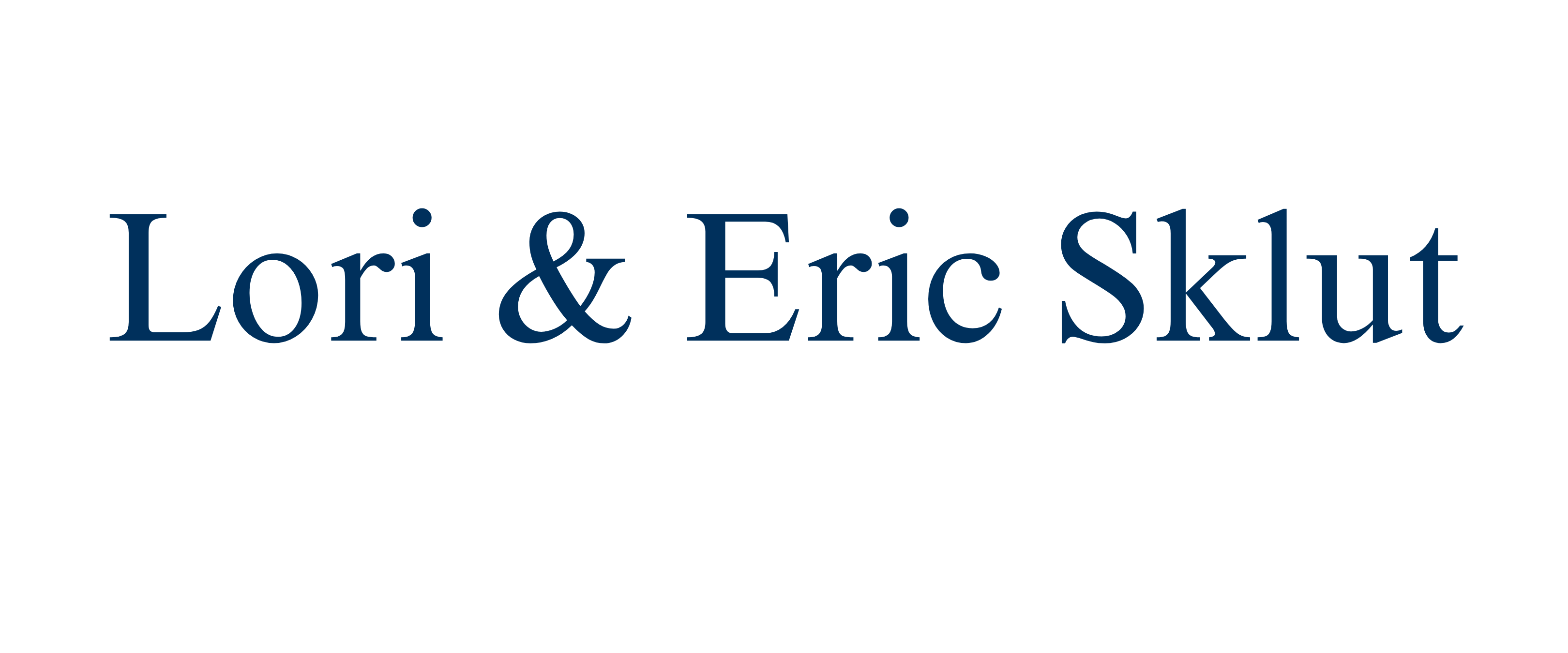 Lori and Eric Sklut 